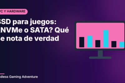 SSD para juegos: ¿NVMe o SATA? Qué se nota de verdad